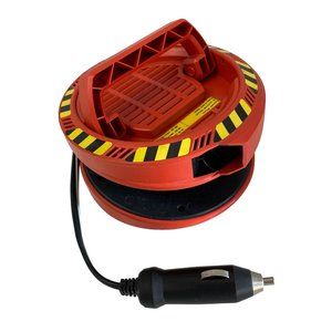Portable Emergency Car Charger Red 12V  5 1/4"‎ x 3"